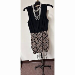BLACK with Pearl Detail